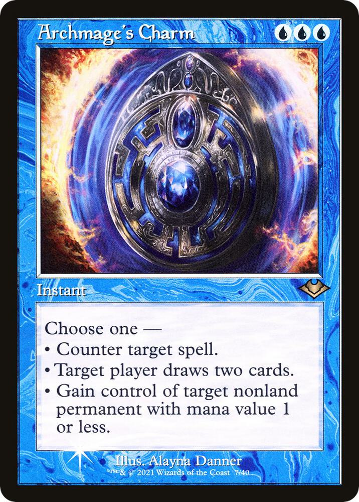 Archmage's Charm (Retro Frame) 7 card from Modern Horizons
