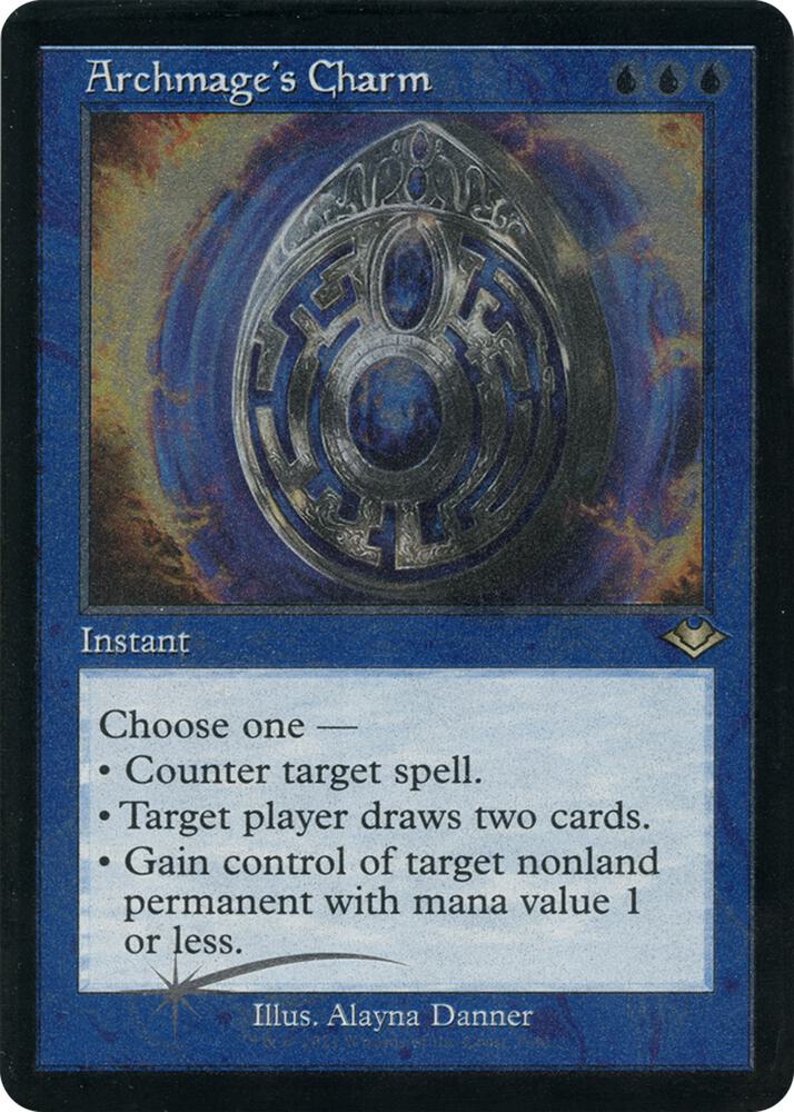 Archmage's Charm (Retro Frame) (Foil Etched) 7 card from Modern Horizons