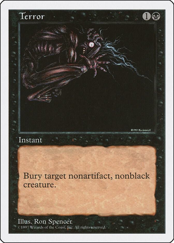Terror card from Fifth Edition
