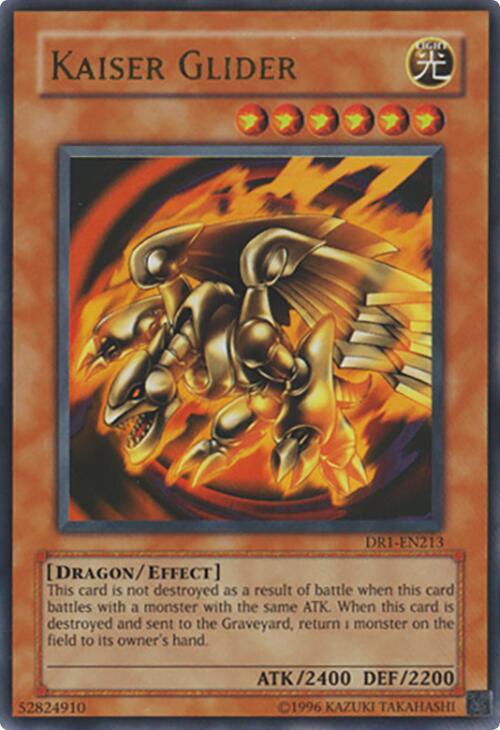 Kaiser Glider DR1-EN213 card from Dark Revelation Volume 1
