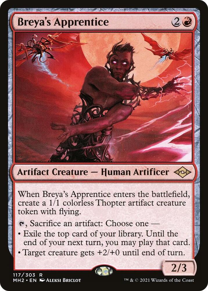 Breya's Apprentice 117 card from Modern Horizons 2