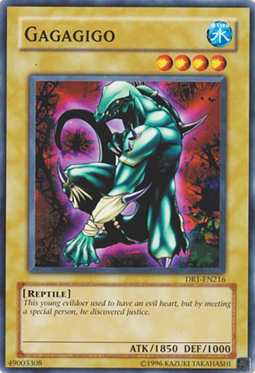 Gagagigo DR1-EN216 card from Dark Revelation Volume 1