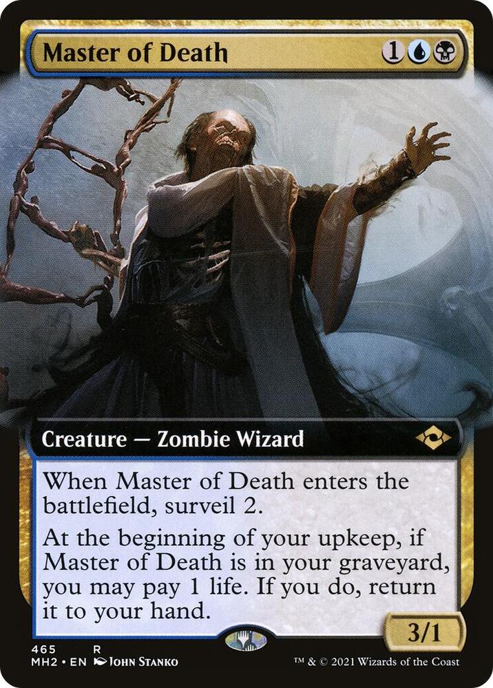 Master of Death (Extended Art) 465 card from Modern Horizons 2