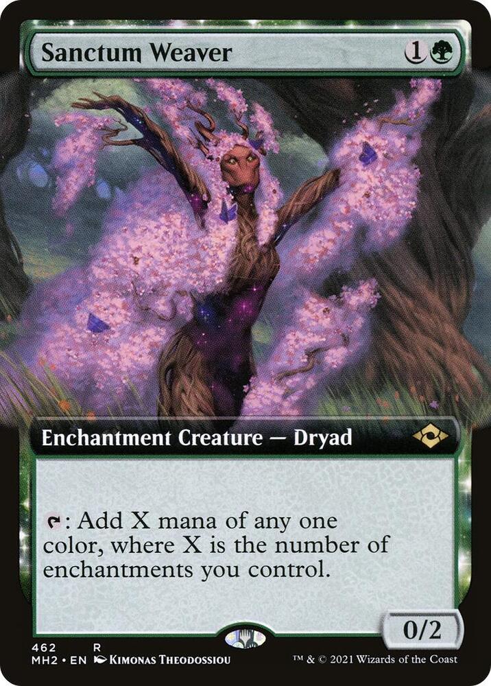 Sanctum Weaver (Extended Art) 462 card from Modern Horizons 2