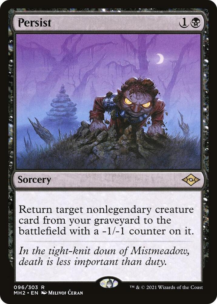 Persist 96 card from Modern Horizons 2