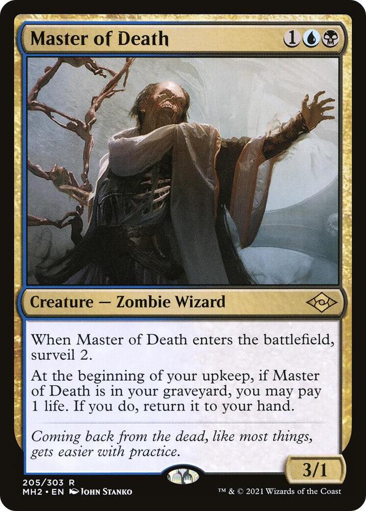 Master of Death 205 card from Modern Horizons 2