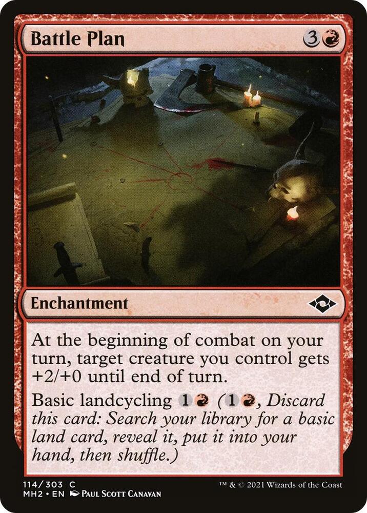 Battle Plan 114 card from Modern Horizons 2