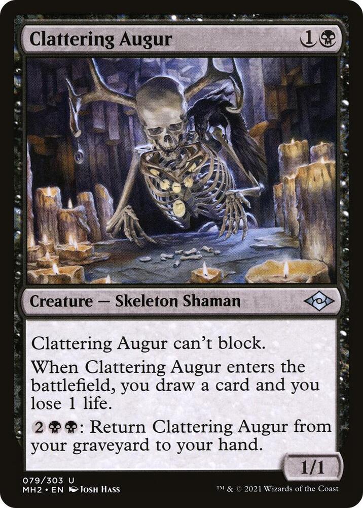 Clattering Augur 79 card from Modern Horizons 2