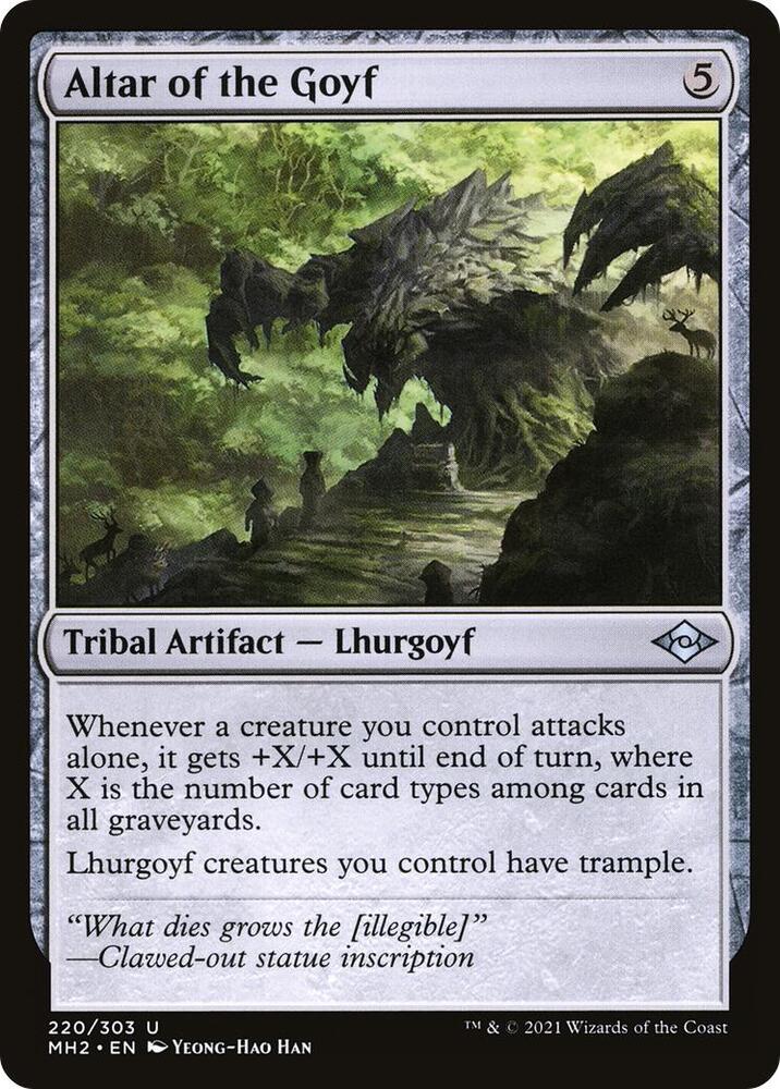 Altar of the Goyf 220 card from Modern Horizons 2