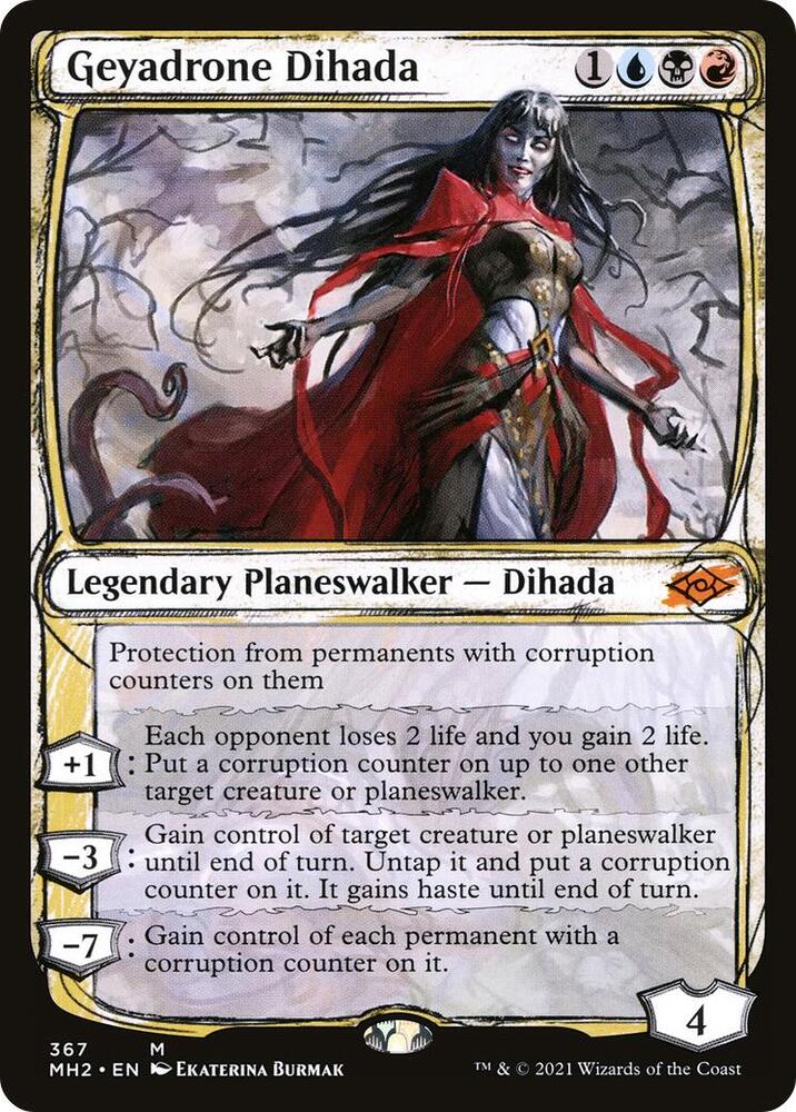 Geyadrone Dihada (Showcase) 367 card from Modern Horizons 2