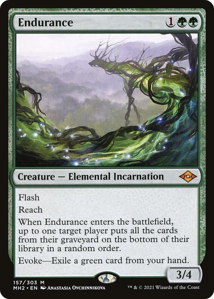 Endurance 157 card from Modern Horizons 2