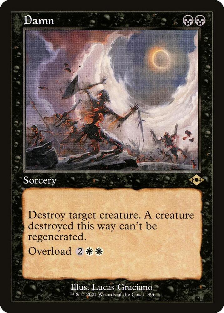 Damn (Retro Frame) 396 card from Modern Horizons 2