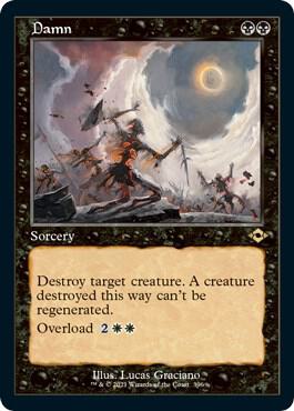 Damn (Retro Frame) (Foil Etched) 396 card from Modern Horizons 2