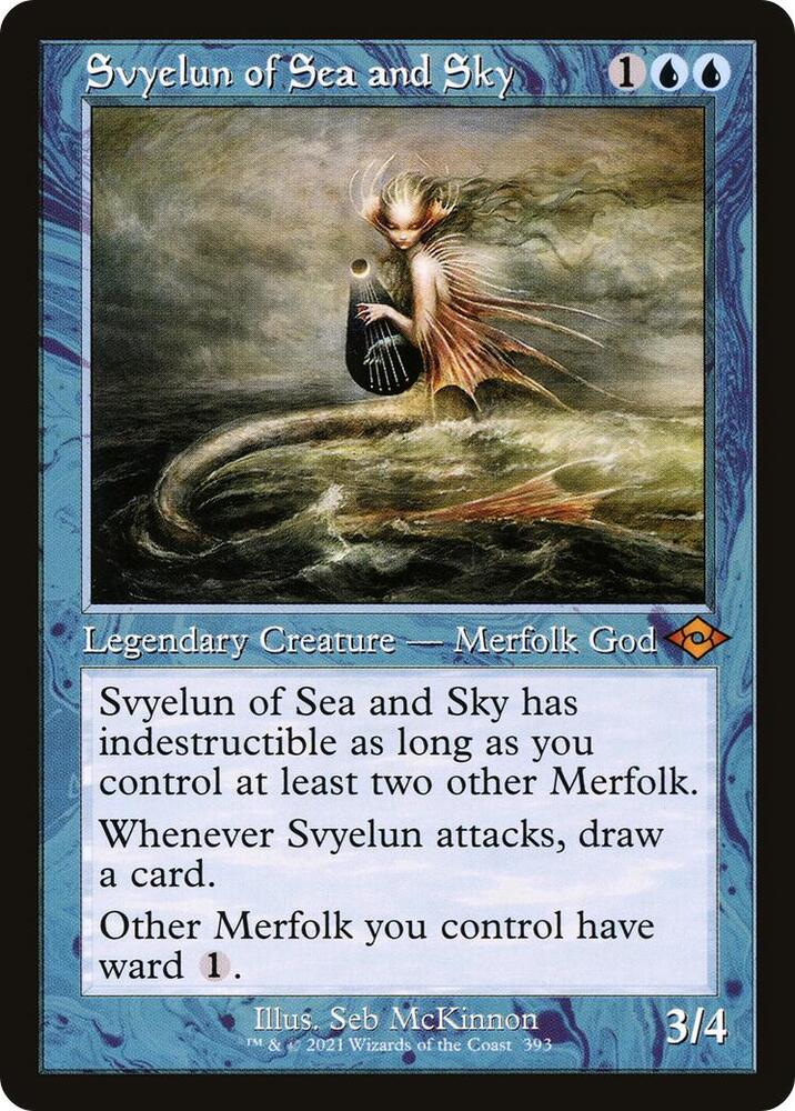 Svyelun of Sea and Sky (Retro Frame) 393 card from Modern Horizons 2