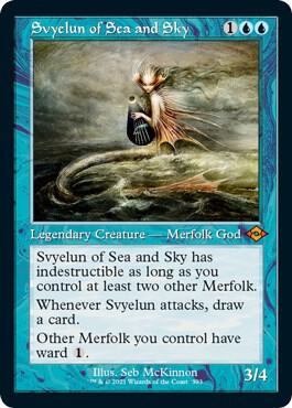 Svyelun of Sea and Sky (Retro Frame) (Foil Etched) 393 card from Modern Horizons 2