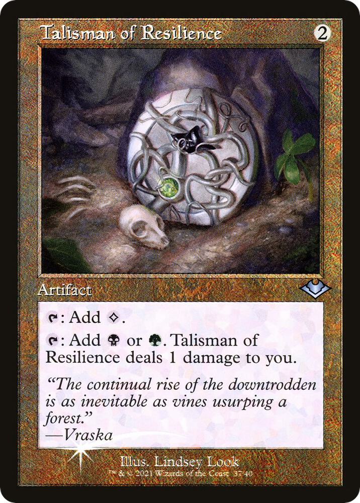 Talisman of Resilience (Retro Frame) 37 card from Modern Horizons