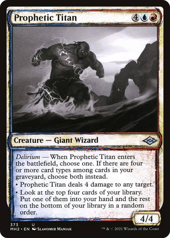Prophetic Titan (Showcase) 373 card from Modern Horizons 2