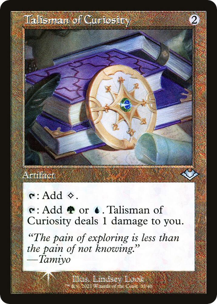 Talisman of Curiosity (Retro Frame) 35 card from Modern Horizons