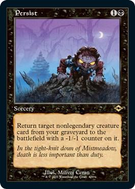 Persist (Retro Frame) (Foil Etched) 400 card from Modern Horizons 2