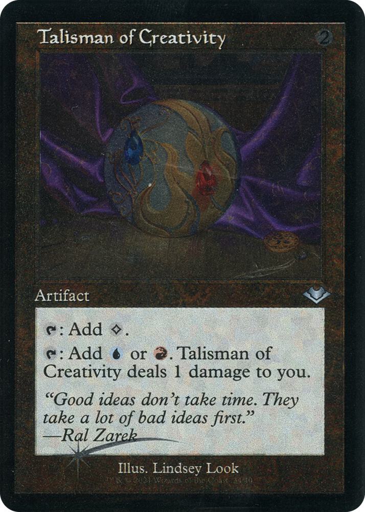 Talisman of Creativity (Retro Frame) (Foil Etched) 34 card from Modern Horizons