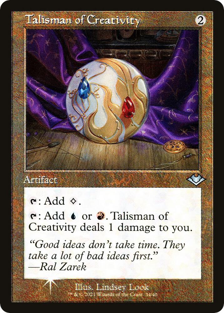 Talisman of Creativity (Retro Frame) 34 card from Modern Horizons