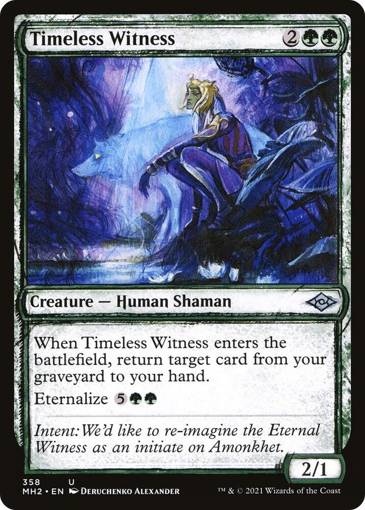 Timeless Witness (Showcase) 358 card from Modern Horizons 2