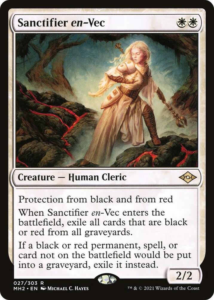 Sanctifier en-Vec 27 card from Modern Horizons 2