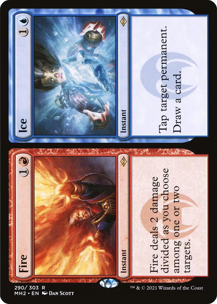Fire // Ice 290 card from Modern Horizons 2