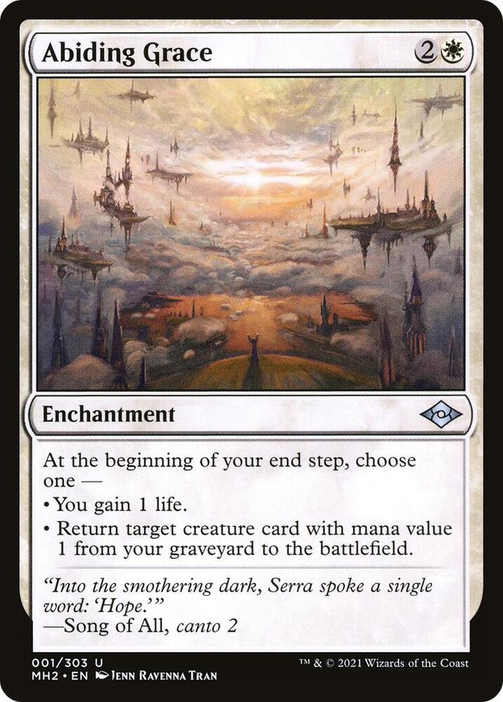 Abiding Grace 1 card from Modern Horizons 2