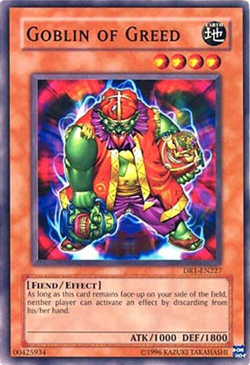 Goblin of Greed DR1-EN227 card from Dark Revelation Volume 1