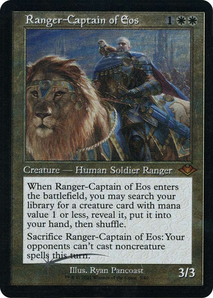 Ranger-Captain of Eos (Retro Frame) (Foil Etched) 5 card from Modern Horizons