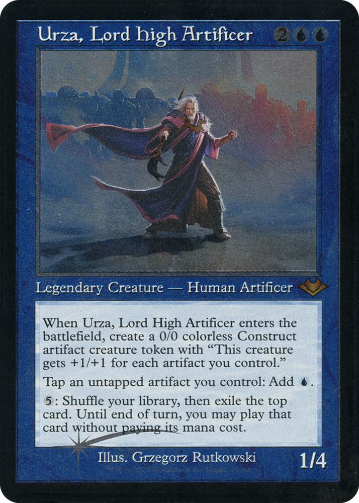 Urza, Lord High Artificer (Retro Frame) (Foil Etched) 11 card from Modern Horizons