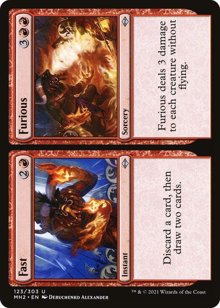 Fast // Furious 123 card from Modern Horizons 2
