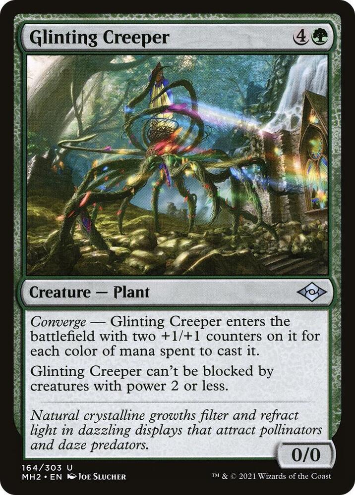 Glinting Creeper 164 card from Modern Horizons 2