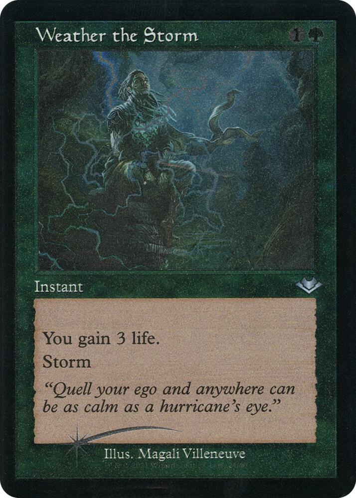 Weather the Storm (Retro Frame) (Foil Etched) 24 card from Modern Horizons