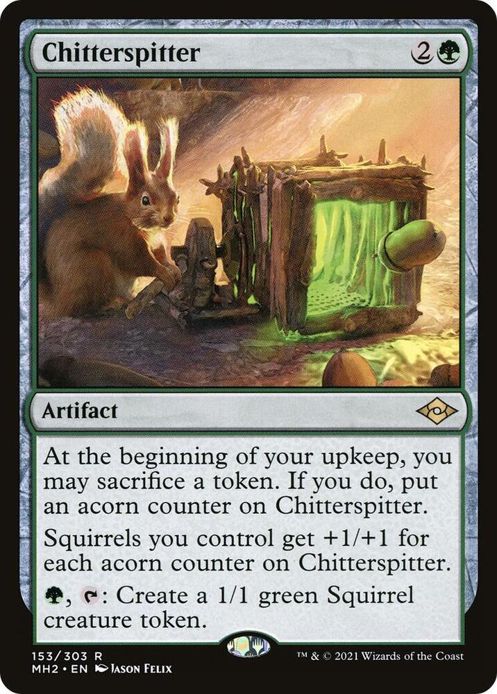 Chitterspitter 153 card from Modern Horizons 2
