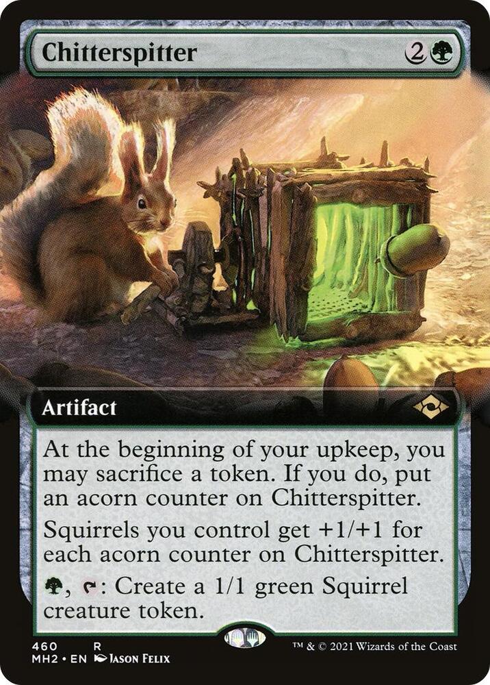Chitterspitter (Extended Art) 460 card from Modern Horizons 2