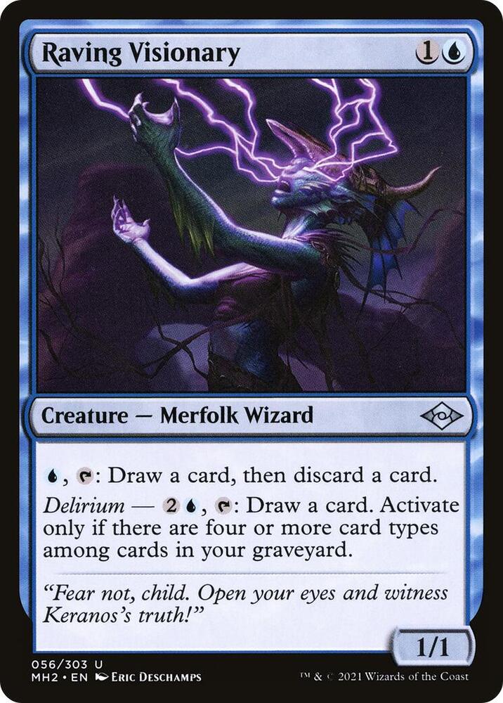 Raving Visionary 56 card from Modern Horizons 2