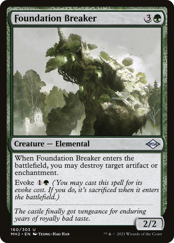 Foundation Breaker 160 card from Modern Horizons 2