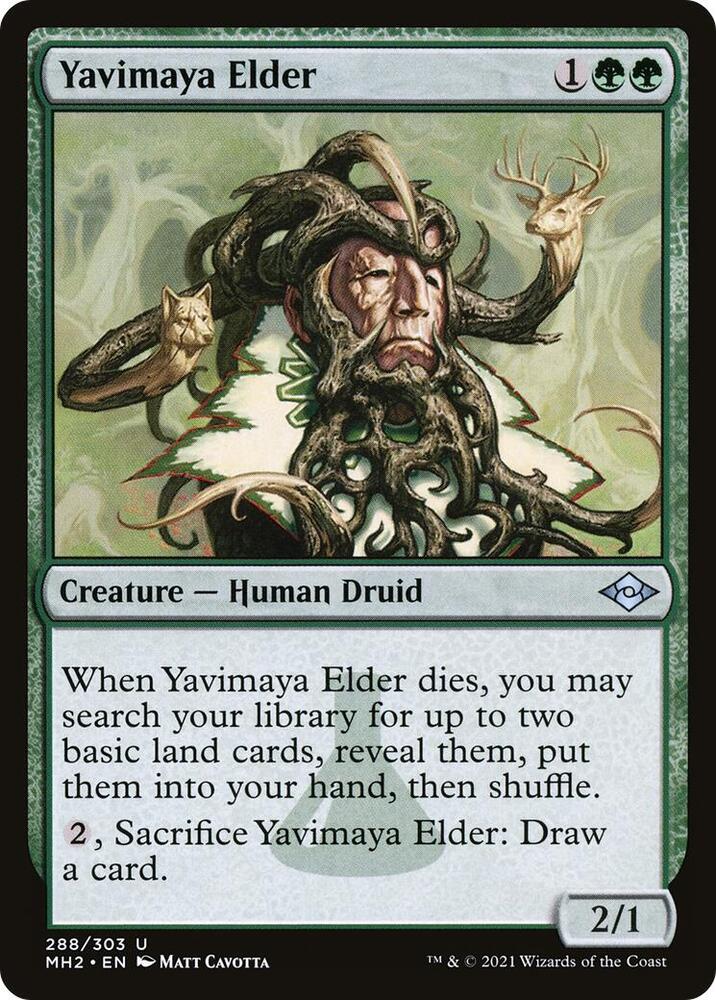 Yavimaya Elder 288 card from Modern Horizons 2