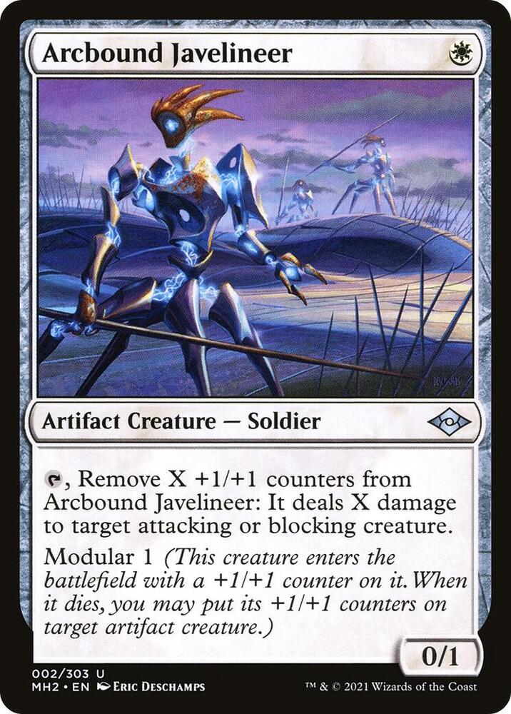 Arcbound Javelineer 2 card from Modern Horizons 2
