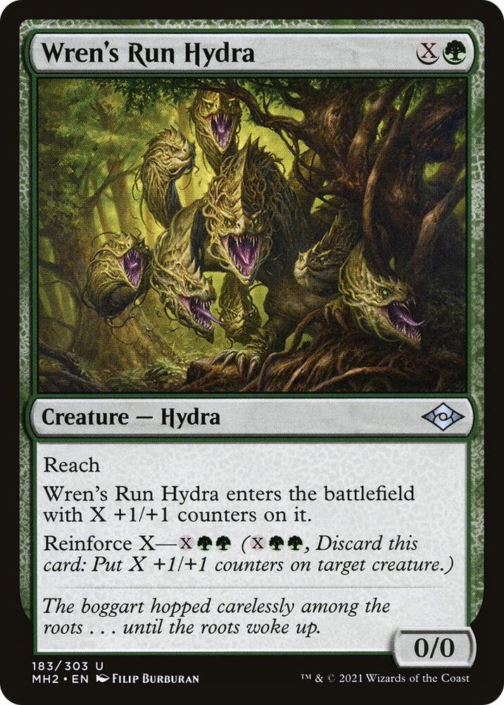 Wren's Run Hydra 183 card from Modern Horizons 2