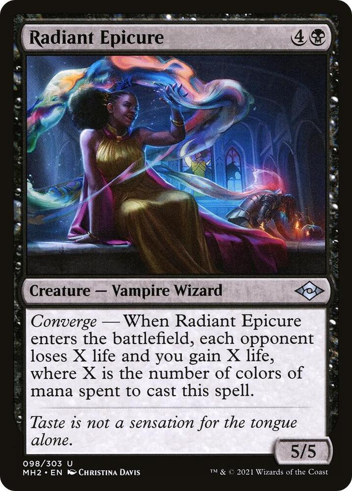 Radiant Epicure 98 card from Modern Horizons 2