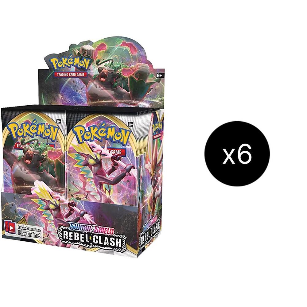 Rebel Clash Booster Box Case card from SWSH02: Rebel Clash