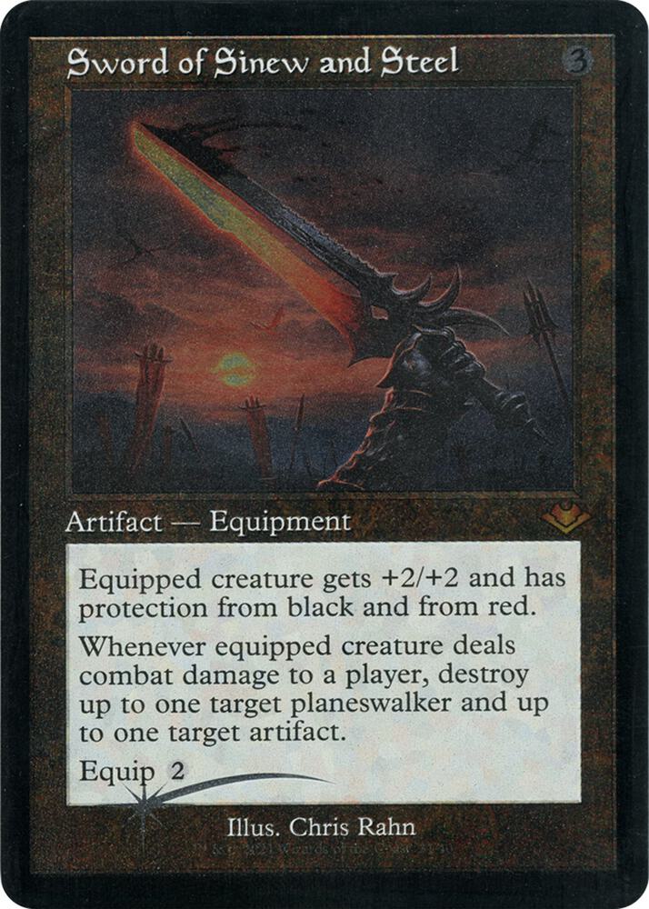 Sword of Sinew and Steel (Retro Frame) (Foil Etched) 31 card from Modern Horizons