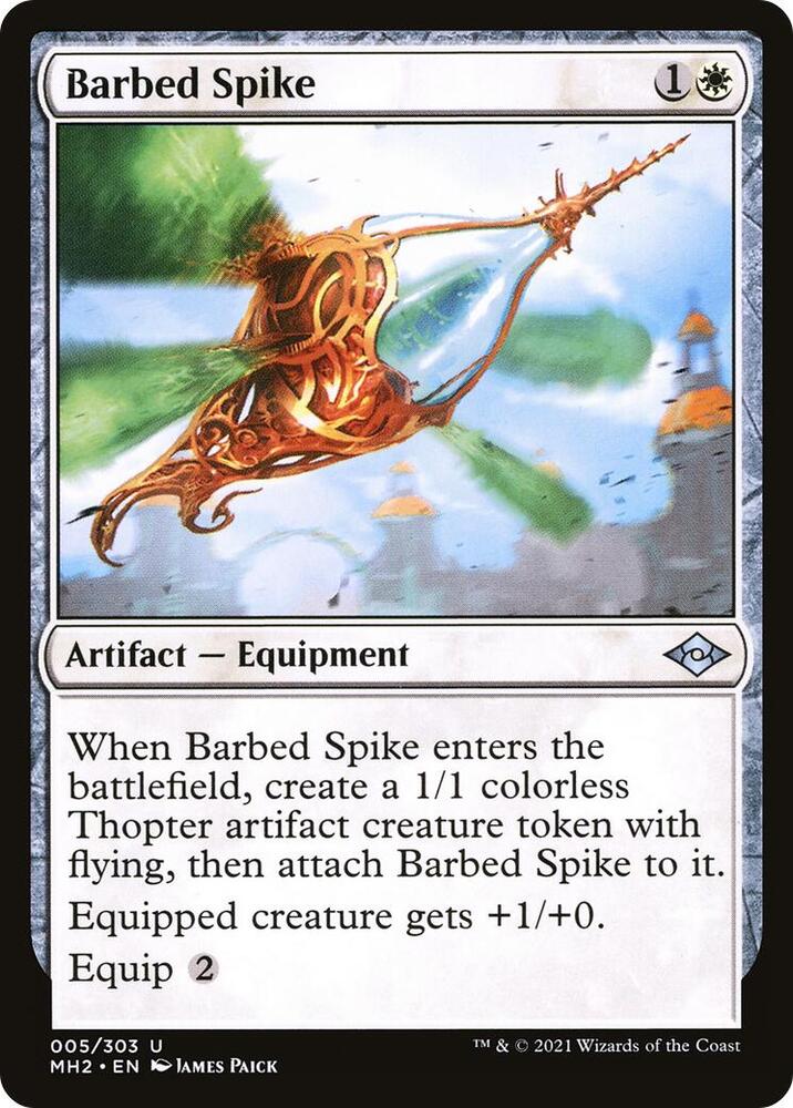 Barbed Spike 5 card from Modern Horizons 2