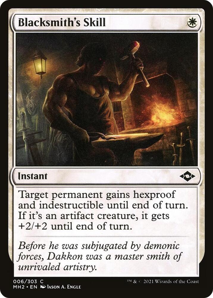 Blacksmith's Skill 6 card from Modern Horizons 2