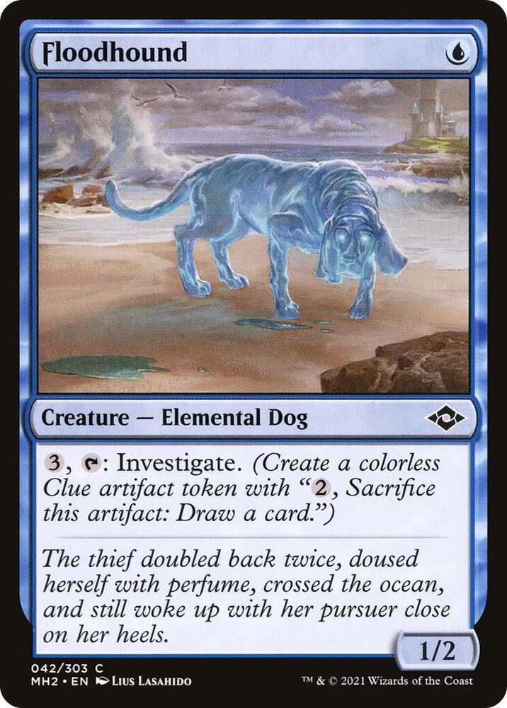 Floodhound 42 card from Modern Horizons 2