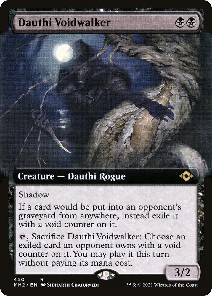 Dauthi Voidwalker (Extended Art) 450 card from Modern Horizons 2