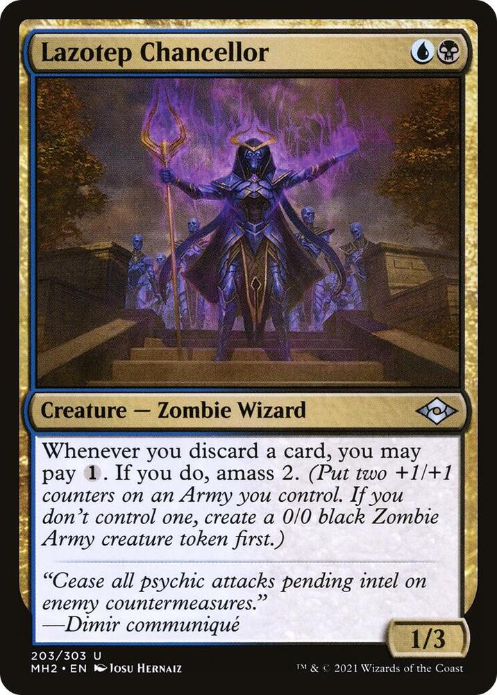 Lazotep Chancellor 203 card from Modern Horizons 2